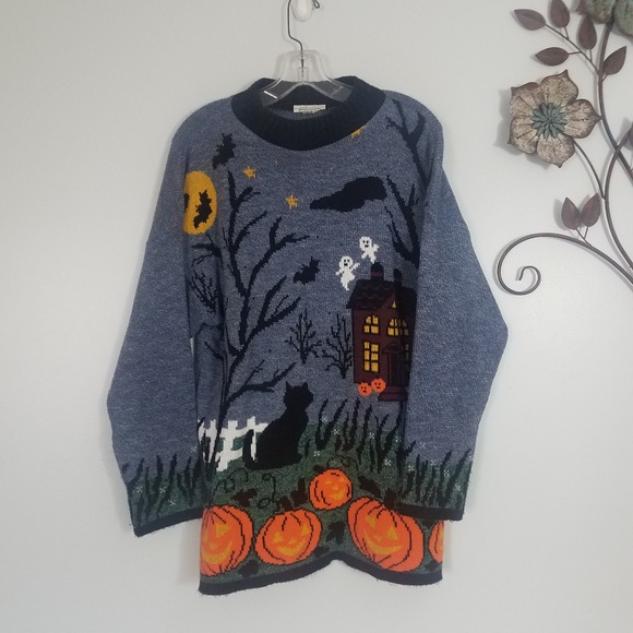 Vintage | Sweaters | Vintage Halloween 